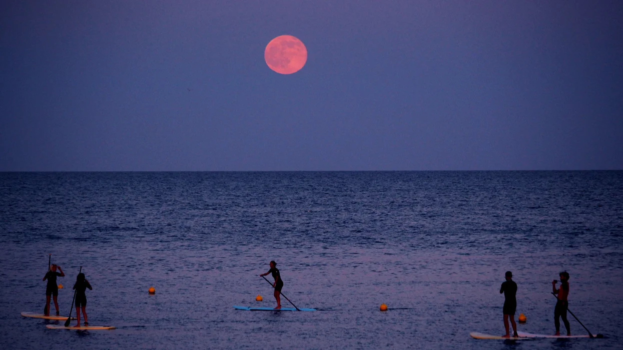 Toronto’da Strawberry Moon Gökyüzünü Aydınlatıyor