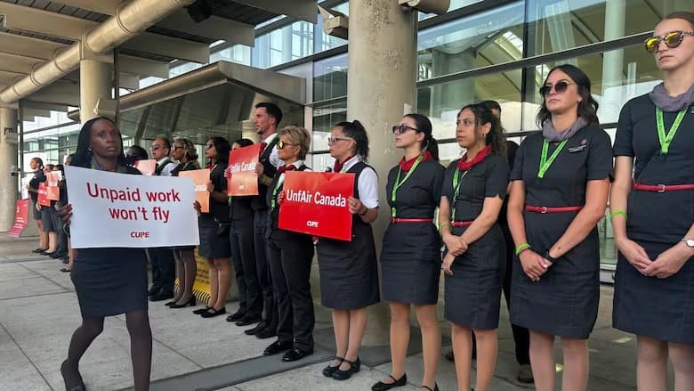 Air Canada Grev Öncesi Uçuşları İptal Etmeye Başladı